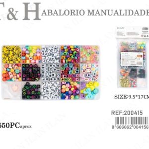 SET ABALORIOS PARA MANUALIDADES