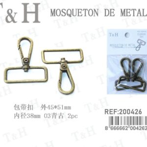 MOSQUETON DE METAL