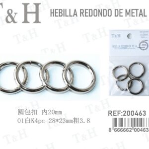 HEBILLA REDONDO DE METAL