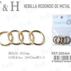 HEBILLA REDONDO DE METAL