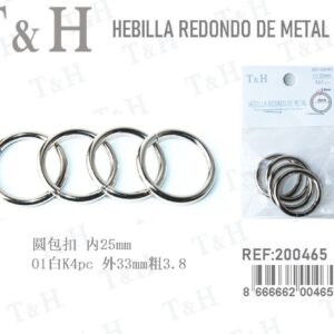 HEBILLA REDONDO DE METAL
