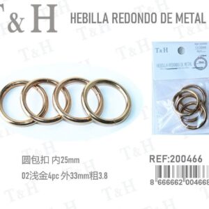 HEBILLA REDONDO DE METAL