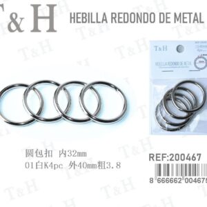 HEBILLA REDONDO DE METAL