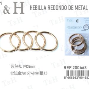 HEBILLA REDONDO DE METAL