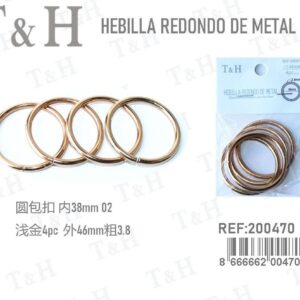 HEBILLA REDONDO DE METAL