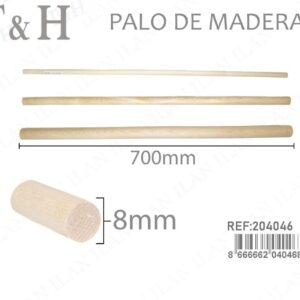 8*700MM PALA MADERA MANUALIDADES