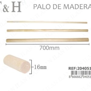 16*700MM PALA MADERA MANUALIDADES
