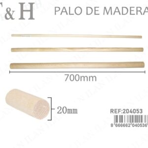 20*700MM PALA MADERA MANUALIDADES