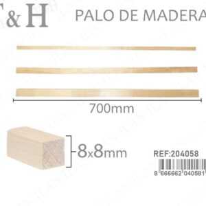8*700MM PALA MADERA MANUALIDADES