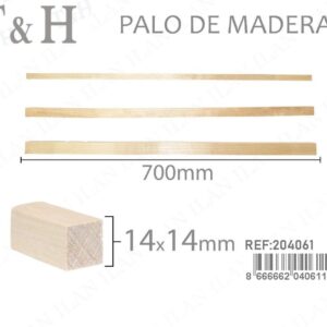 14*700MM PALA MADERA MANUALIDADES