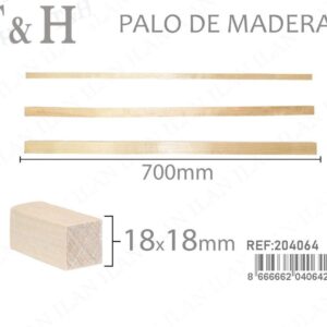 18*700MM PALA MADERA MANUALIDADES