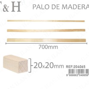 20*700MM PALA MADERA MANUALIDADES