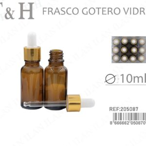FRASCO GOTERO VIDRIO