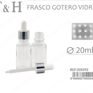 FRASCO GOTERO VIDRIO