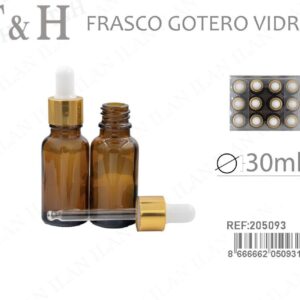 FRASCO GOTERO VIDRIO