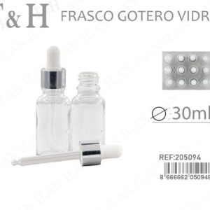 FRASCO GOTERO VIDRIO