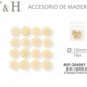 FORMA FLOR DE MADERA