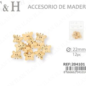 FORMA MARIPOSA DE MADERA