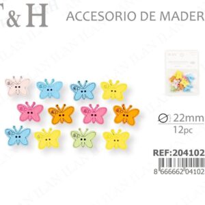 FORMA MARIPOSA DE MADERA