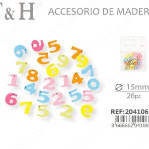 NUMERO DE MADERA