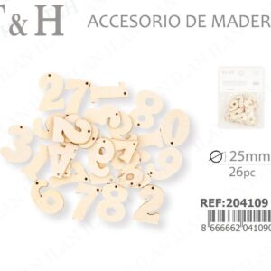 NUMERO DE MADERA