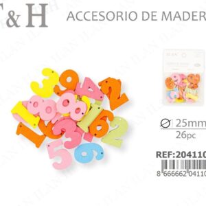 NUMERO DE MADERA