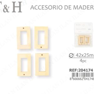 ABALORIO DE MADERA