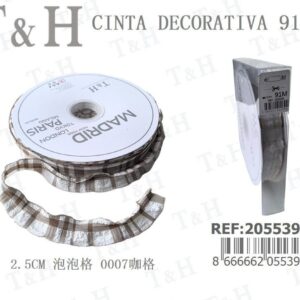 CINTA DECORATIVA(0.25/M)