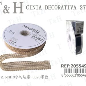 CINTA DECORATIVA(0.37/M)