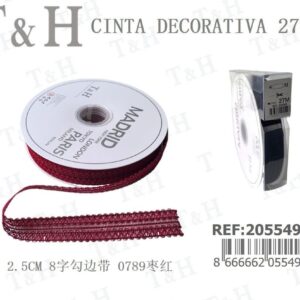 CINTA DECORATIVA(0.37/M)
