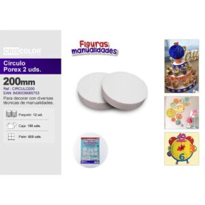 [CIRCULO200] CIRCULO POREX 200MM 2UDS.