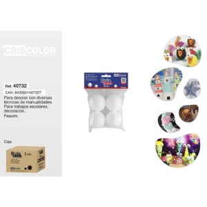 BOLA POREX 5CM 4UDS.