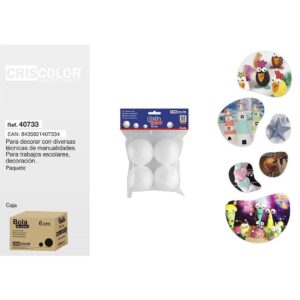 BOLA POREX 6CM 4UDS.
