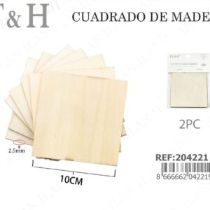 TABLERO DE MADERA CUADRADO