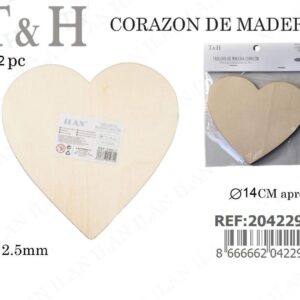 TABLERO DE MADERA CORAZ?N