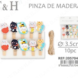 PINZA DE MADERA