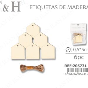 ETIQUETAS DE MADERA