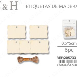 ETIQUETAS DE MADERA