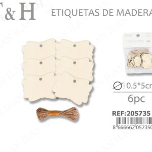 ETIQUETAS DE MADERA