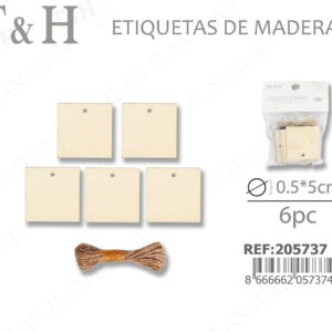 ETIQUETAS DE MADERA