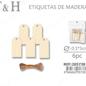 ETIQUETAS DE MADERA