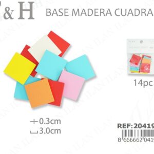 MADERA DE MANUALIDAD DE COLOR