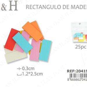 MADERA DE MANUALIDAD DE COLOR