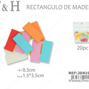 MADERA DE MANUALIDAD DE COLOR