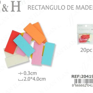 MADERA DE MANUALIDAD DE COLOR