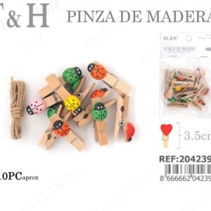 PINZA DE MADERA