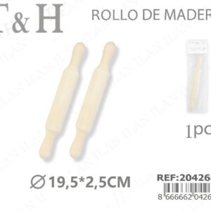 ROLLO DE MADERA 19,5CM*2,5 1PC