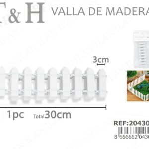 VALLA DE MADERA 30*3CM 1PC