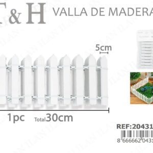 VALLA DE MADERA 30*5CM 1PC