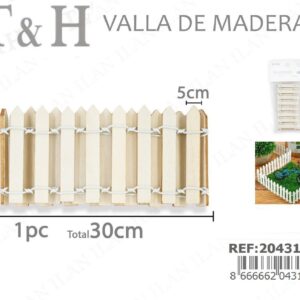 VALLA DE MADERA 30*5CM 1PC